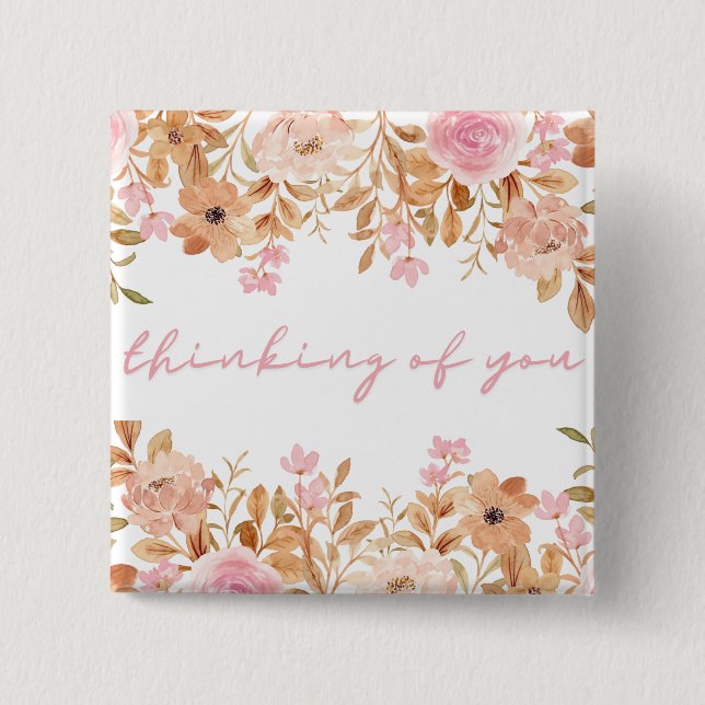 Bóton Quadrado 5.08cm sq (Frente)