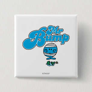 Bóton Quadrado 5.08cm Sr. Bump Vaso partido