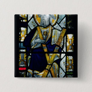 Bóton Quadrado 5.08cm St Andrew com a cruz de Saltire, britânica