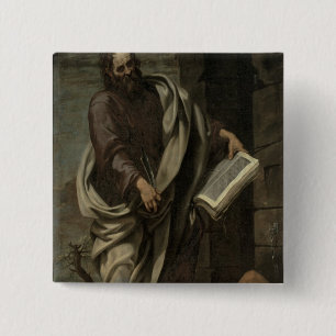 Bóton Quadrado 5.08cm St Bartholomew, 1620
