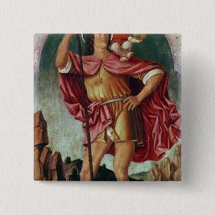 Bóton Quadrado 5.08cm St Christopher