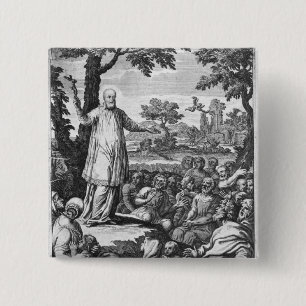 Bóton Quadrado 5.08cm St Francis das vendas que preaching ao