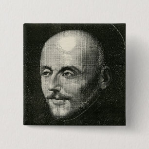 Bóton Quadrado 5.08cm St Ignatius de Loyola