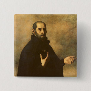 Bóton Quadrado 5.08cm St Ignatius Loyola