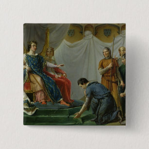 Bóton Quadrado 5.08cm St Louis Pardonning Mauclerc