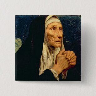 Bóton Quadrado 5.08cm St. Monica