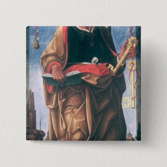 Bóton Quadrado 5.08cm St Peter (Frente)