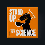 Bóton Quadrado 5.08cm Stand Up for Science Test Tube<br><div class="desc">ciência, ciência marcha, marcha para ciência, resistir trump, ciência resistências trump, clima mudança, global aquecimento, cientistas, resistir, resistência, a resistência, política, marcha, protestos, pesquisa, laboratório, química, saúde, medicina, dna, teste tubo, protesto, ciência financiamento</div>