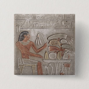 Bóton Quadrado 5.08cm Stela que descreve o falecido