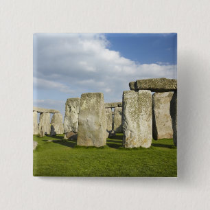 Bóton Quadrado 5.08cm Stonehenge (c. 2500 a.C.), Patrimônio Mundial 3