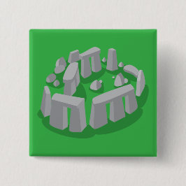 Bóton Quadrado 5.08cm Stonehenge of England