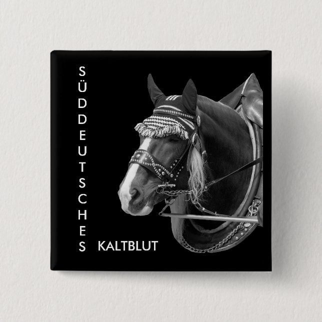 Bóton Quadrado 5.08cm SÜDDEUTSCHES, Sw3526 KALTBLUT (Frente)
