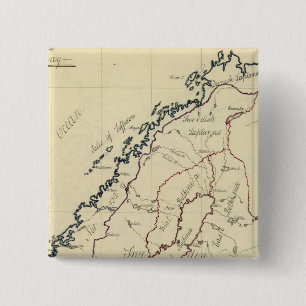 Bóton Quadrado 5.08cm Suecia, Dinamarca, Noruega 2
