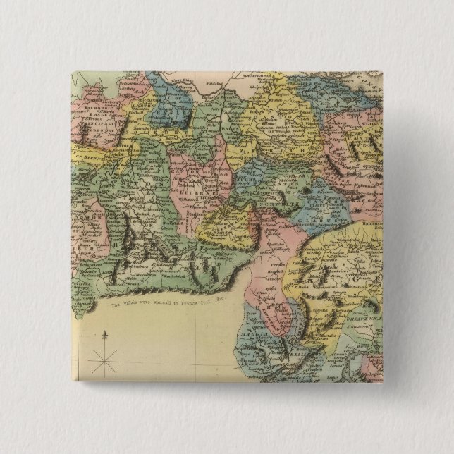 Bóton Quadrado 5.08cm Suiça (Frente)