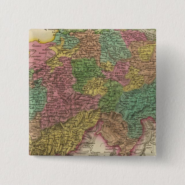 Bóton Quadrado 5.08cm Suiça 14 (Frente)