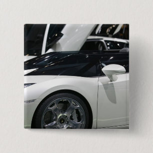 Bóton Quadrado 5.08cm SUIÇA, GENEBRA: 75. º Ano de Genebra Auto 9