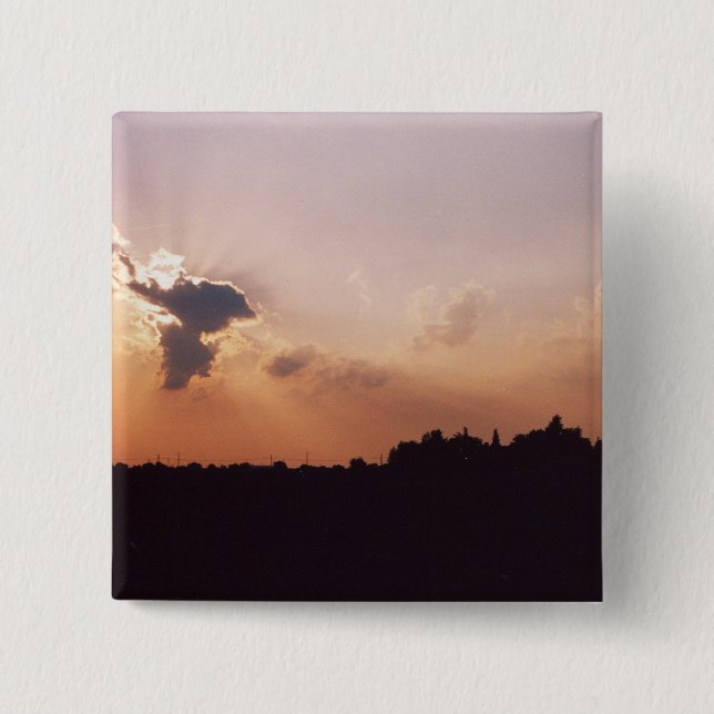 Bóton Quadrado 5.08cm Sunset (Frente)