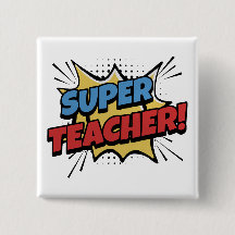 Super Teacher Comic Style