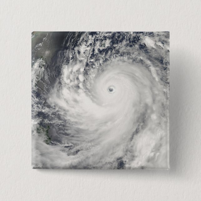 Bóton Quadrado 5.08cm Super Typhoon Man-Yi (Frente)