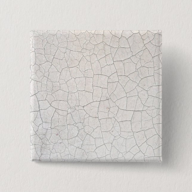 Bóton Quadrado 5.08cm Superfície rachada (Frente)