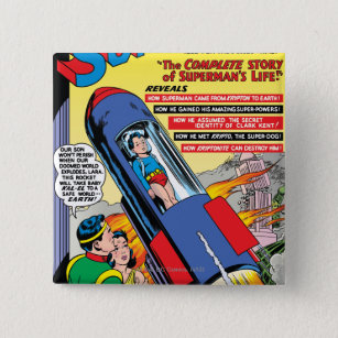 Bóton Quadrado 5.08cm Superman #146