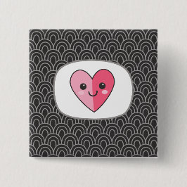 Bóton Quadrado 5.08cm Sushi Pin