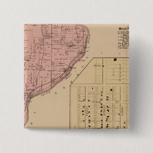 Bóton Quadrado 5.08cm Symmes Mt Pleasant, Ohio