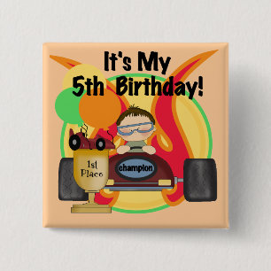 Bóton Quadrado 5.08cm T-shirt e presentes do aniversário do carro de