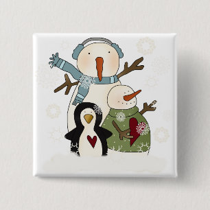 Bóton Quadrado 5.08cm T-shirts e presentes de Feriado para Amigos de Nev