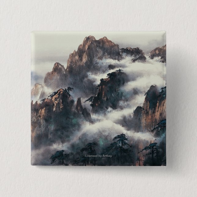 BÓTON QUADRADO 5.08CM TA HUANG SHAN (Frente)
