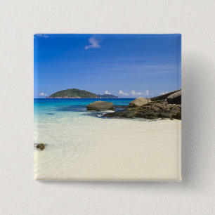 Bóton Quadrado 5.08cm Tailândia, Mar de Andamão. Ilha Ko Miang Similan