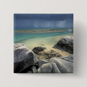 Bóton Quadrado 5.08cm Tailândia, Mar de Andamão, Ilha Ko Phi Phi, Cênica