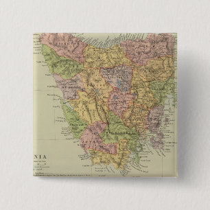 Bóton Quadrado 5.08cm Tasmânia, Fiji