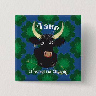 Bóton Quadrado 5.08cm Taur 21 20 Buttun avrigl fin matg