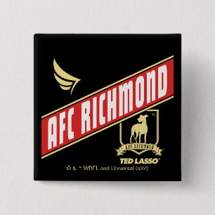 Bóton Quadrado 5.08cm Ted Lasso Banner atlético AFC Richmond