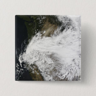 Bóton Quadrado 5.08cm Tempestade da poeira em Washington oriental, EUA