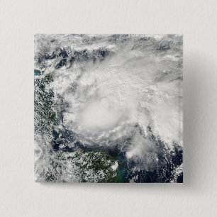 Bóton Quadrado 5.08cm Tempestade tropical IDA no mar das caraíbas