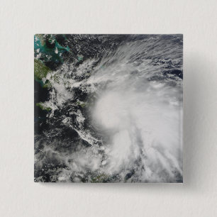 Bóton Quadrado 5.08cm Tempestade tropical Noel sobre Haiti
