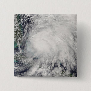 Bóton Quadrado 5.08cm Tempestade tropical Noel sobre os Bahamas