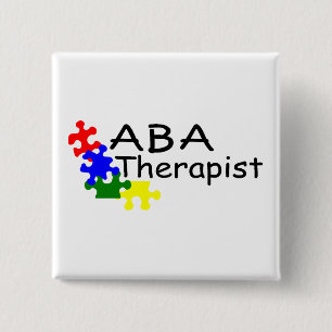 Bóton Quadrado 5.08cm Terapeuta do ABA (PP)