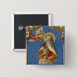Bóton Quadrado 5.08cm Teresa de Ávila (SAU 28)