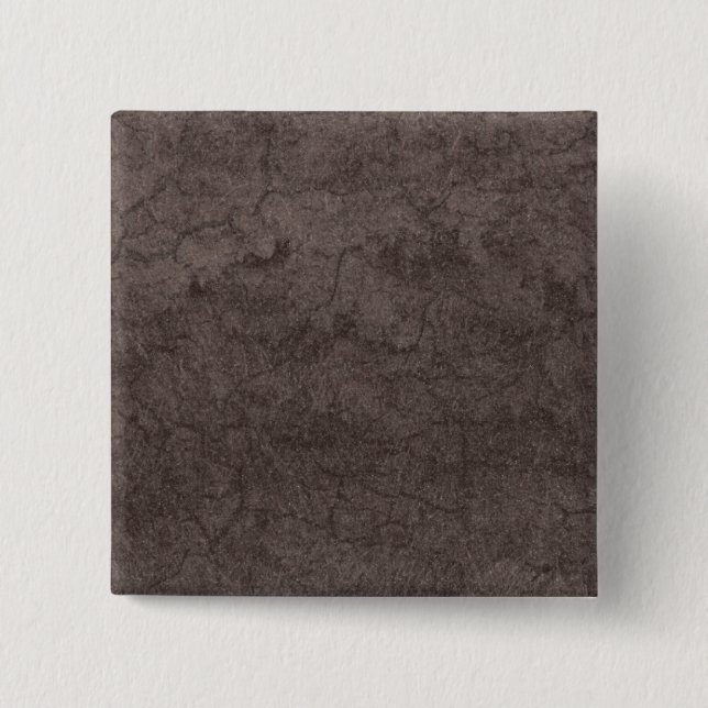 Bóton Quadrado 5.08cm Terra Escura (Frente)