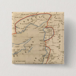 Bóton Quadrado 5.08cm Terre Sainte depuis la deuxieme croisade