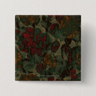 Bóton Quadrado 5.08cm Teste padrão colorido da camuflagem da flor