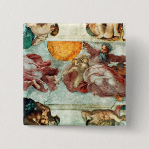Bóton Quadrado 5.08cm Teto 3 da capela de Sistine