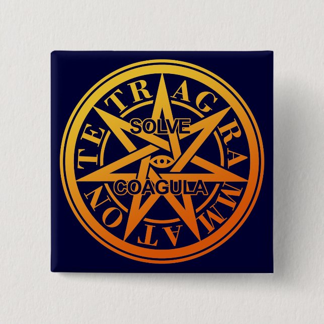 BÓTON QUADRADO 5.08CM TETRAGRAMMATON2 (Frente)