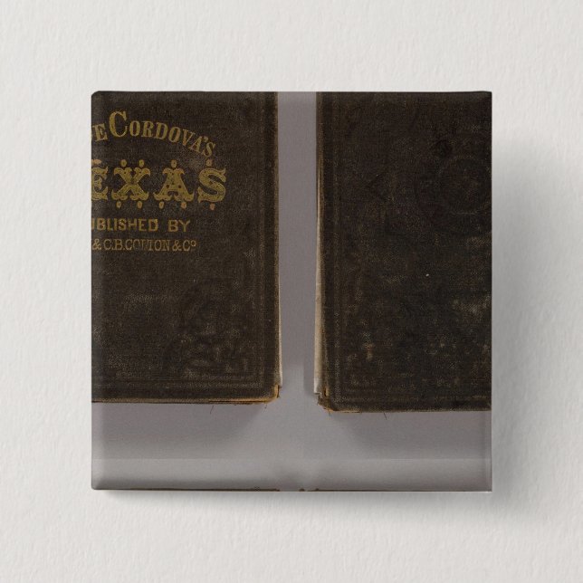 Bóton Quadrado 5.08cm Texas 6 (Frente)