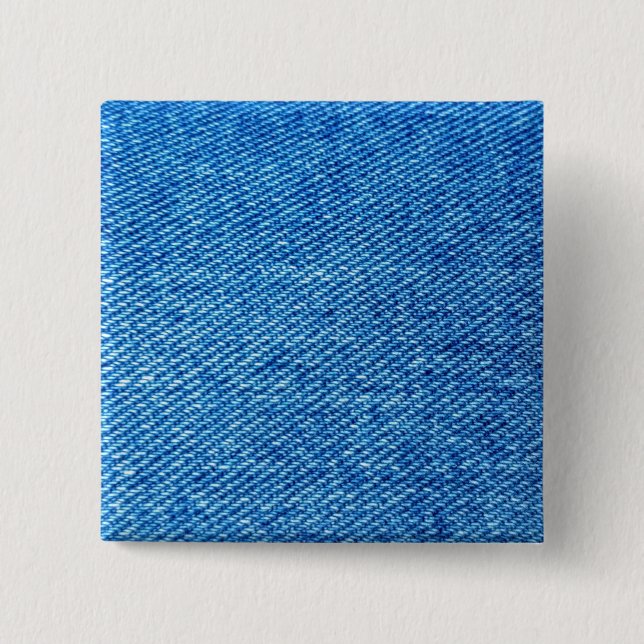Bóton Quadrado 5.08cm Textura Blue Denim (Frente)