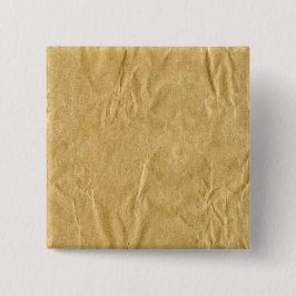 Bóton Quadrado 5.08cm Textura de cartão amassada