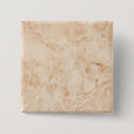 Bóton Quadrado 5.08cm Textura de mármore cremosa
